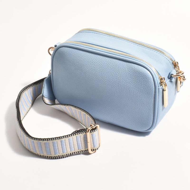 Bella Crossbody Camera Bag (Blue)