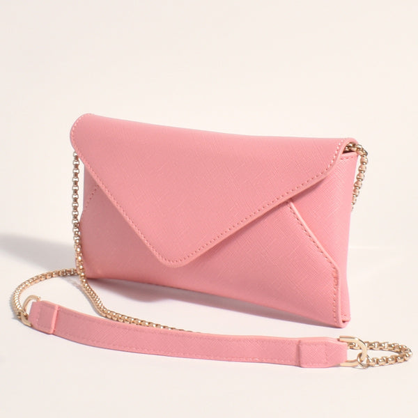 Carmen Envelope Crossbody Bag in pink