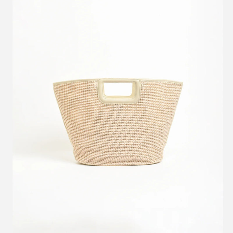 Chunky Weave Tote Bag (Cream)