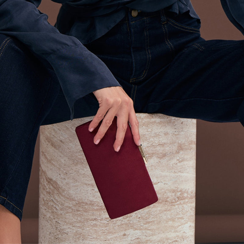 Model image for inspo - featuring the burgundy version.