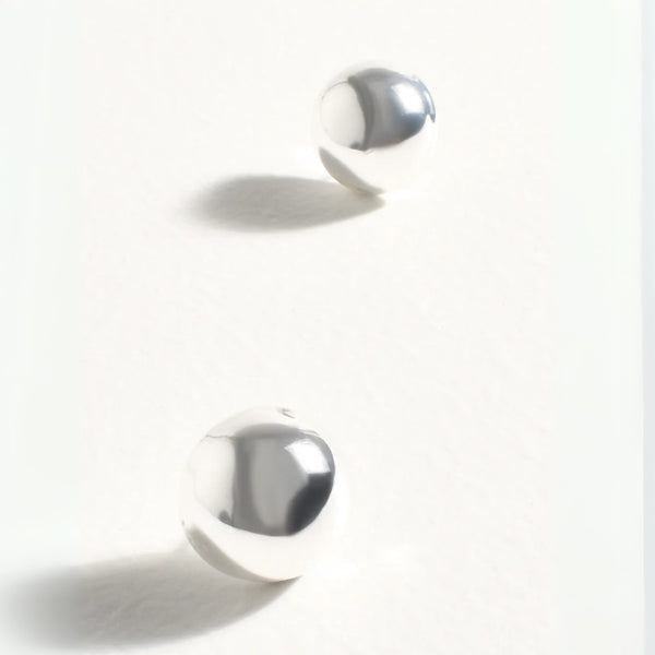 Our Dome Stud Earrings in Silver