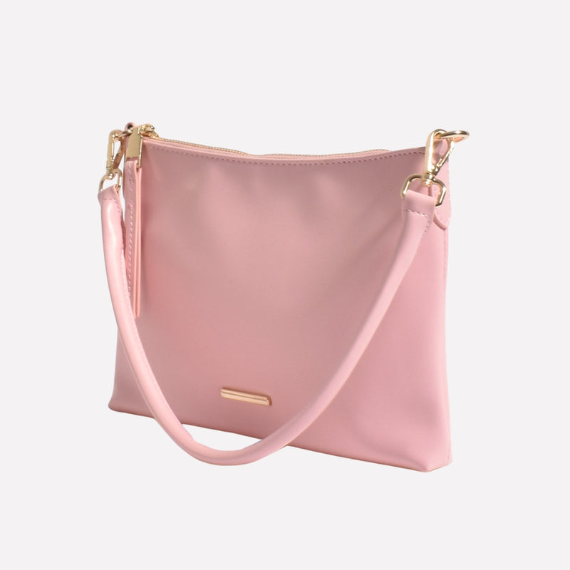 Iris Shoulder Bag (Pale Pink)