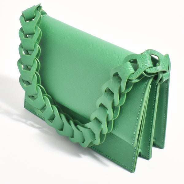 Our Jessica Structured handbag in green