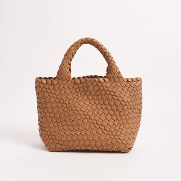 Lilah Woven Tote Bag (Camel)