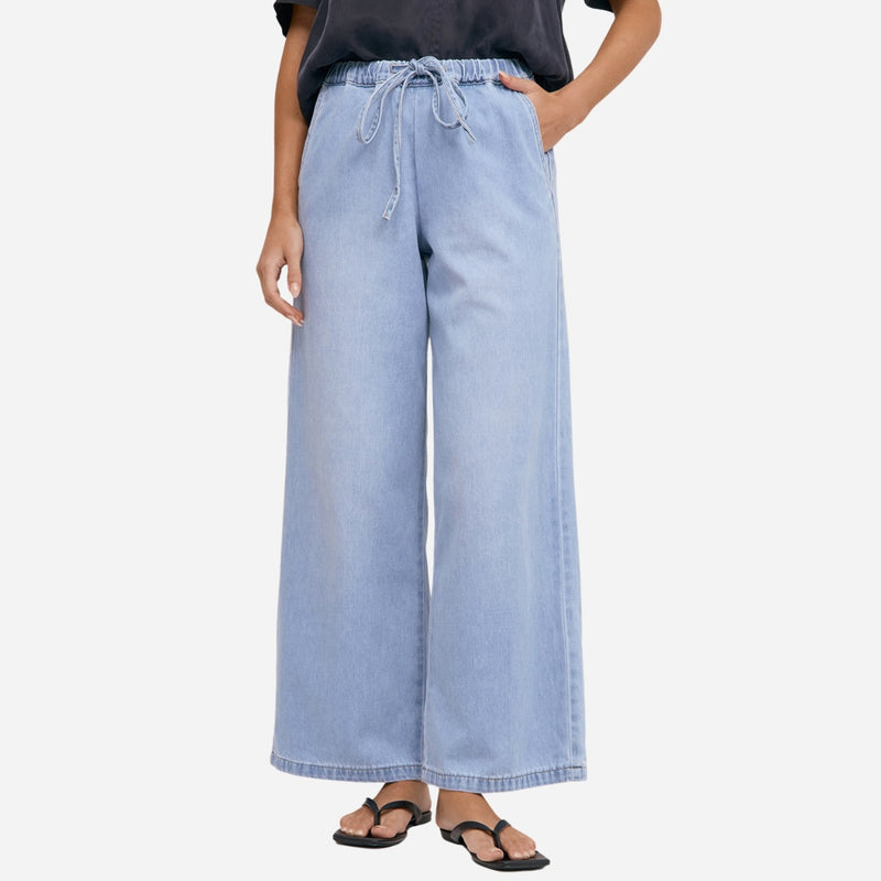 Romy Denim Pants (Light Blue)