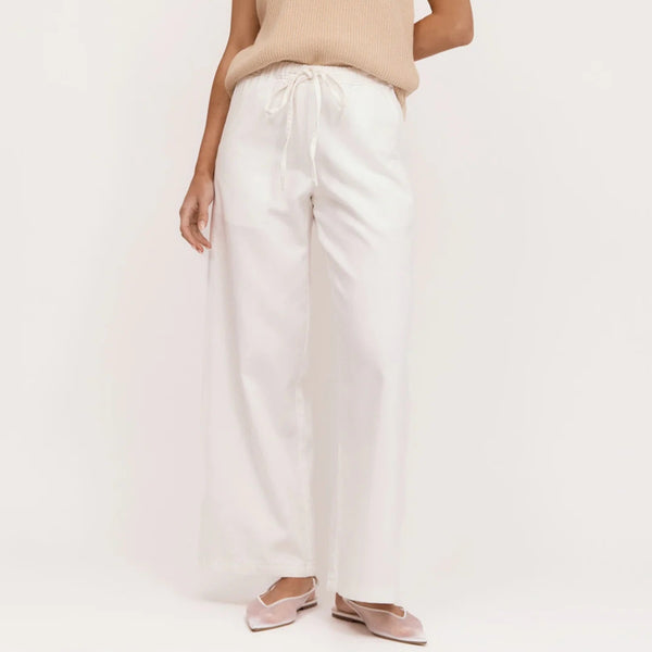 Romy Denim Pants (White)