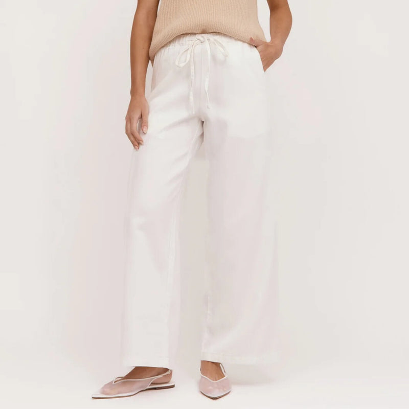 Romy Denim Pants (White)