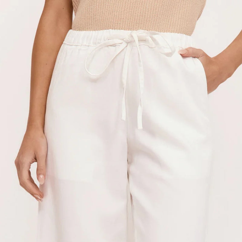 Romy Denim Pants (White)