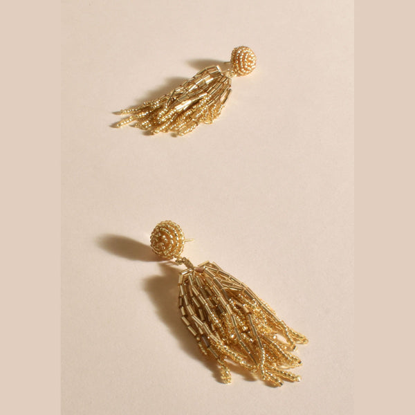 Sierra Tassel Earrings in Gold