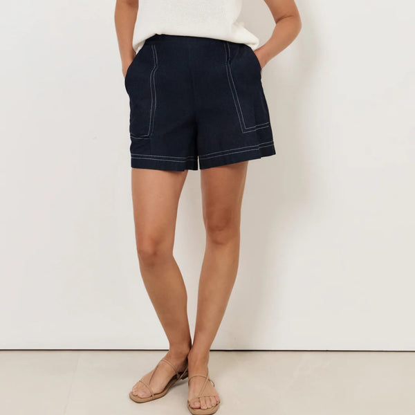 Trinity Denim Shorts (Indigo)