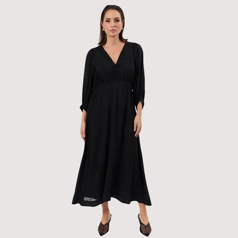 Wynne Maxi Dress (Black)