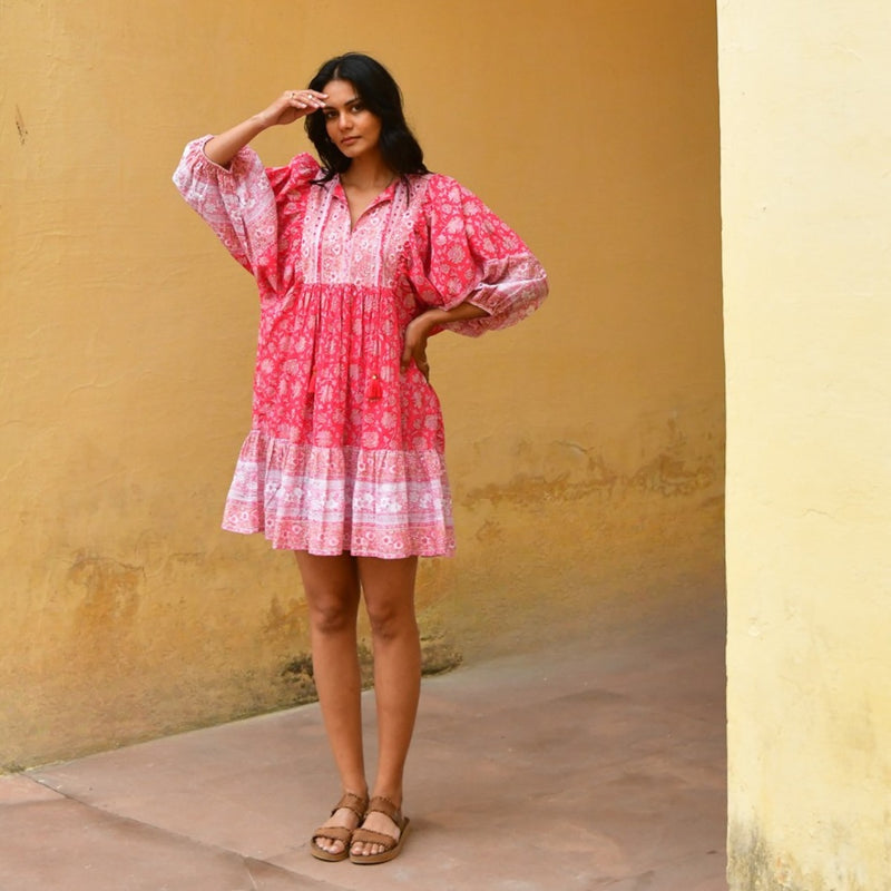 Azure & Indigo Camilla Dress (Red)