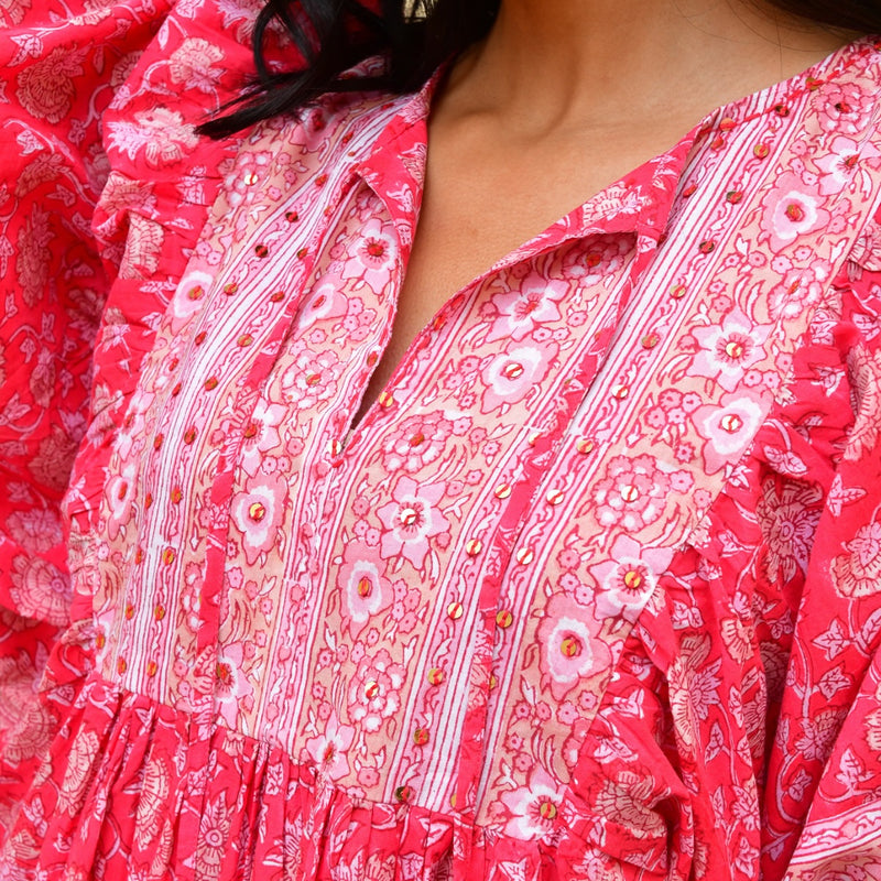 Azure & Indigo Camilla Dress (Red)