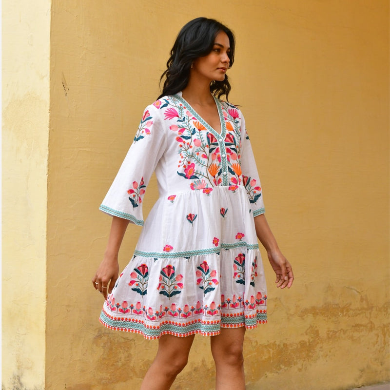 Side view of the dress