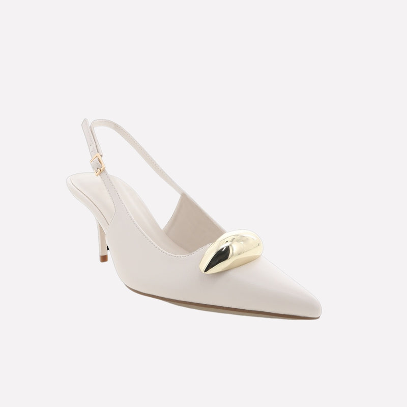 Billini Lettie Heels (Ivory)