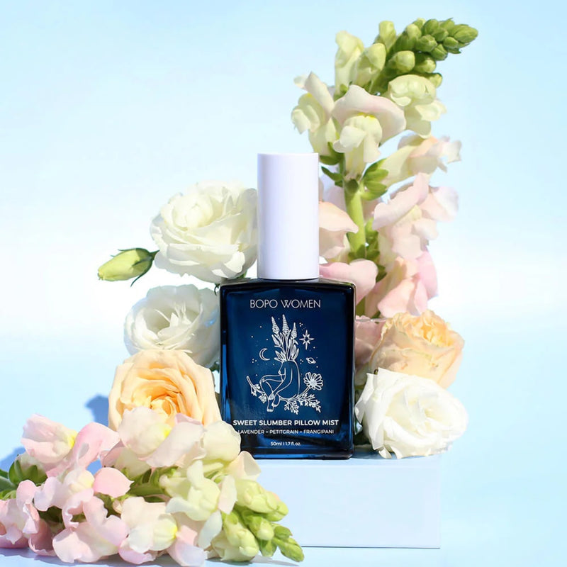 Pic of the Sweet Slumber Pillow Mist by Bopo Women.