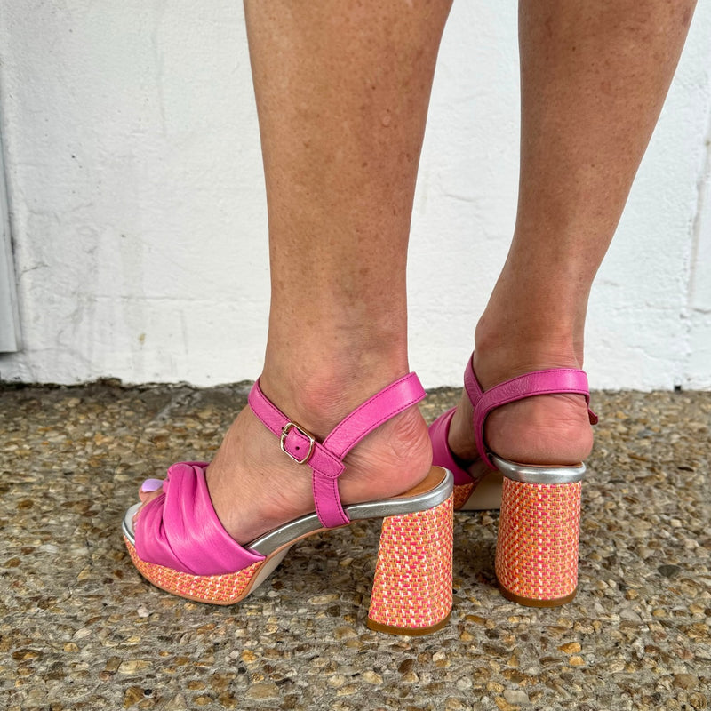 Sloane Platform Heels (Pink)