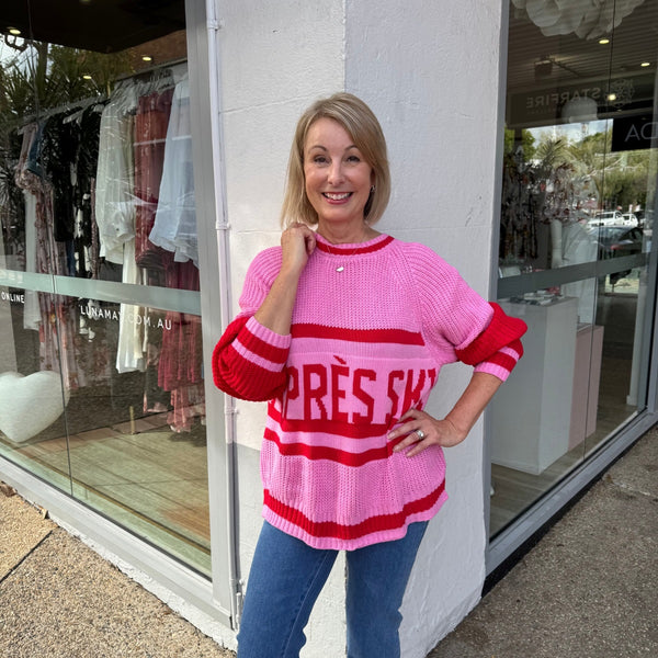 Apres Ski Knit Jumper (Pink)