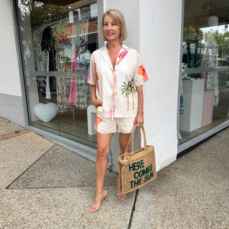 Hibiscus Island Short Set