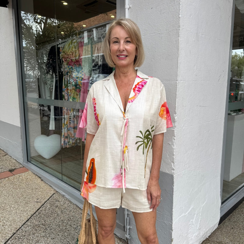 Hibiscus Island Short Set