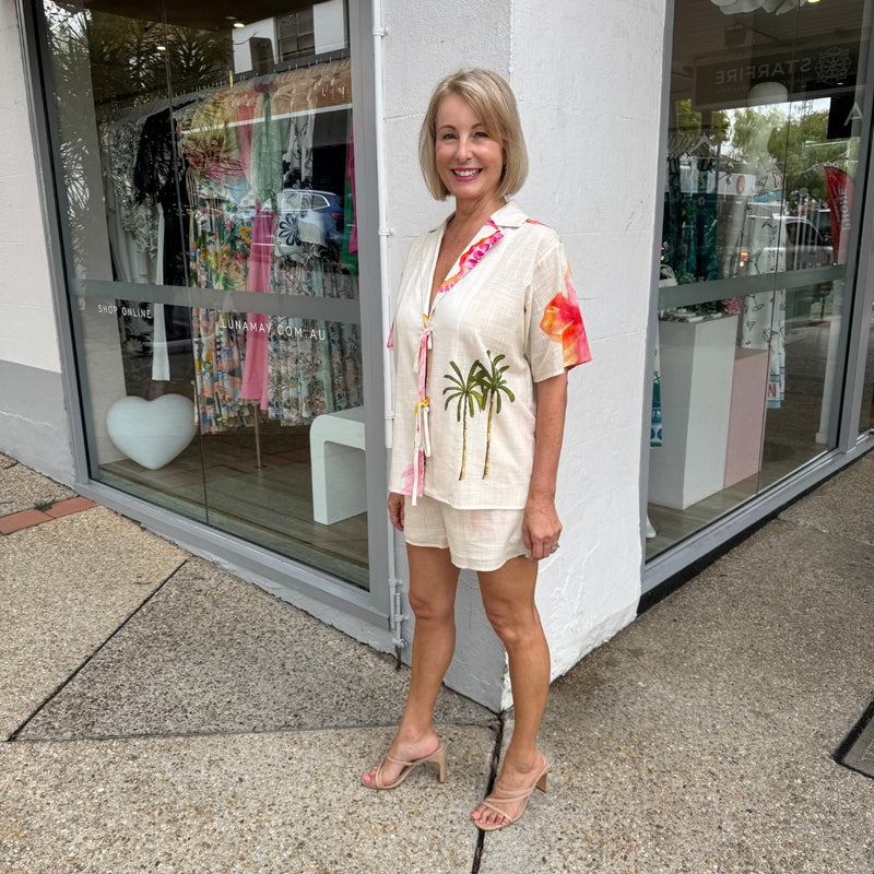 Hibiscus Island Short Set