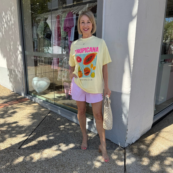 Tropicana Short Set (Yellow)