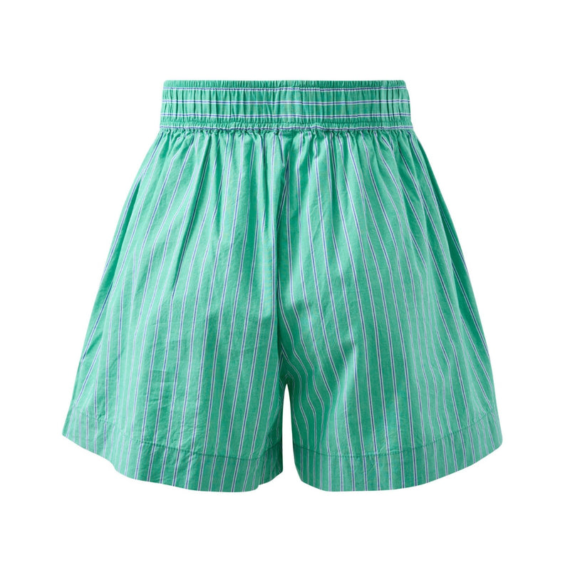Mila Shorts (Zesty Green Stripe)