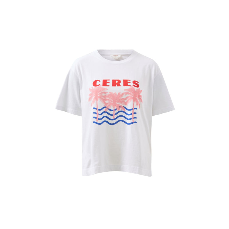 Ceres Stevie Slouchy Tee (Retro Palm)