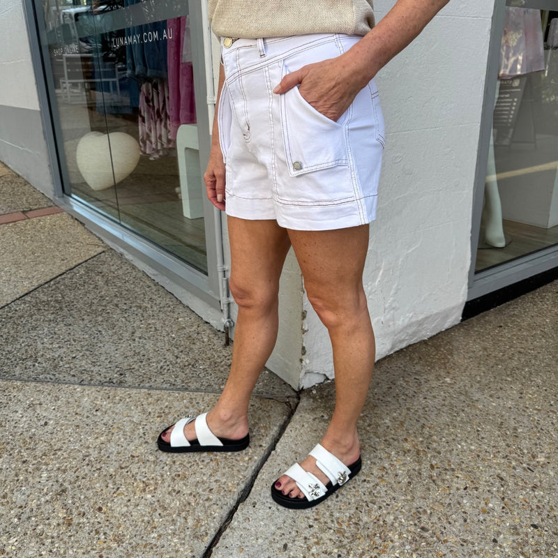 Side view of the shorts.