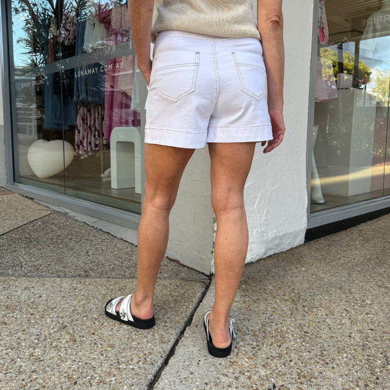 Back view of the shorts - they also have back pockets.