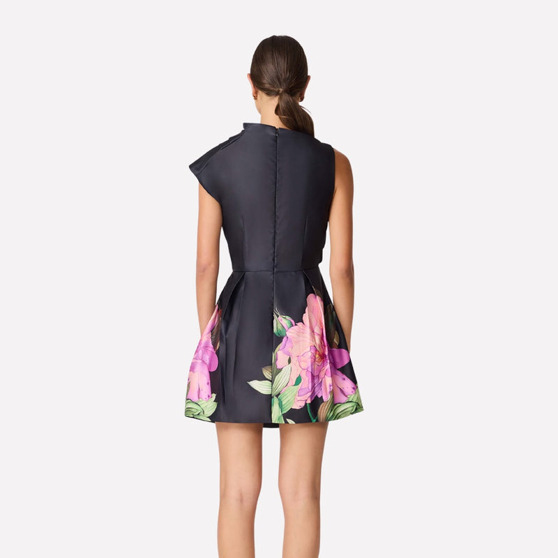 Back view of the dress - it has an invisible back zip.
