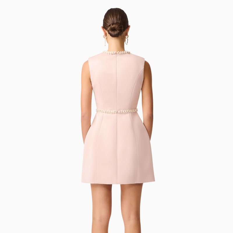Elliatt Camile Tulip Mini Dress (Champagne)