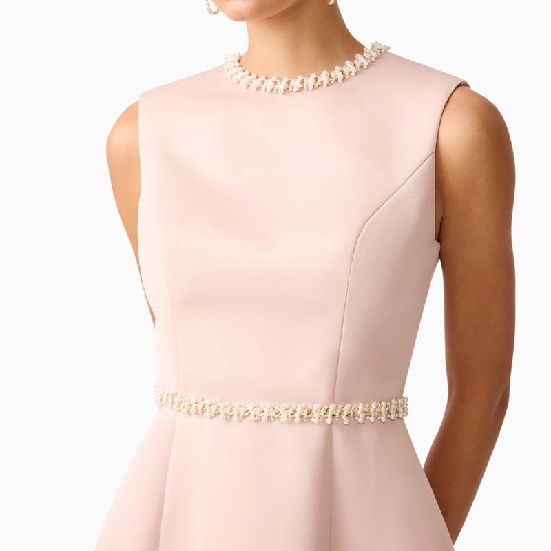 Elliatt Camile Tulip Mini Dress (Champagne)