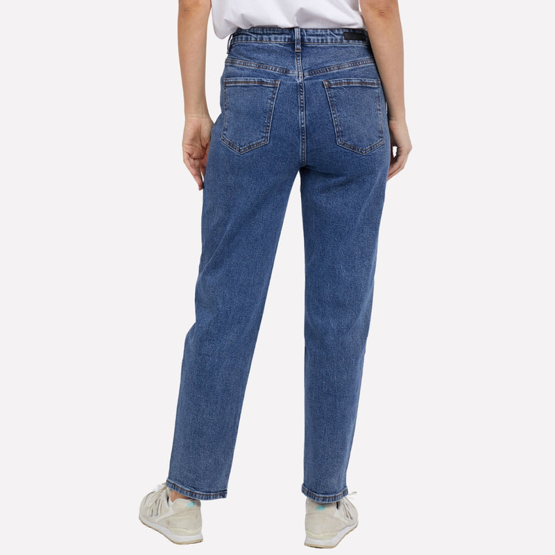 Enmore Wide Leg Jeans (Mid Blue)