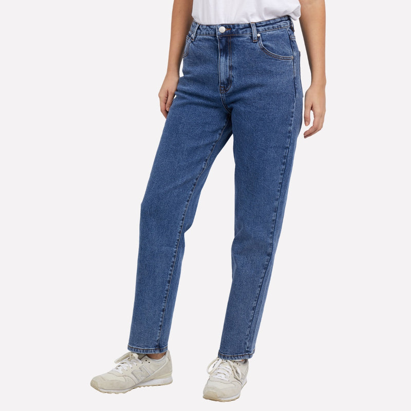 Enmore Wide Leg Jeans (Mid Blue)