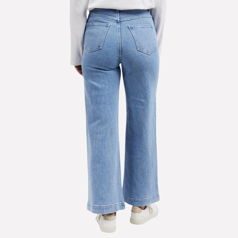 Sarah Wide Leg Jeans (Light Blue)