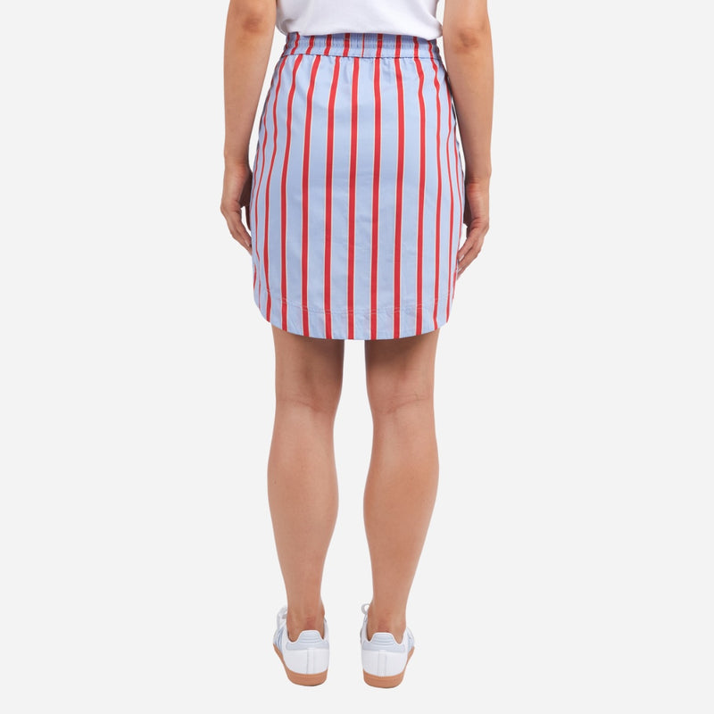 Foxwood Strike Skirt (Red/Blue Stripe)