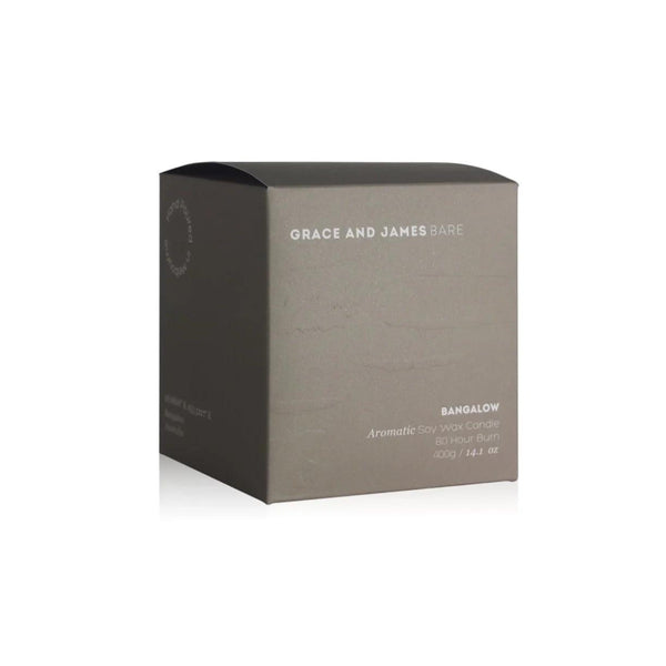 Grace and James Bangalow Scented Candle (40hr)