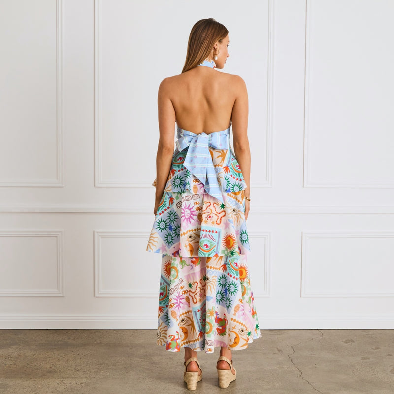 Full length view of the back of the dress