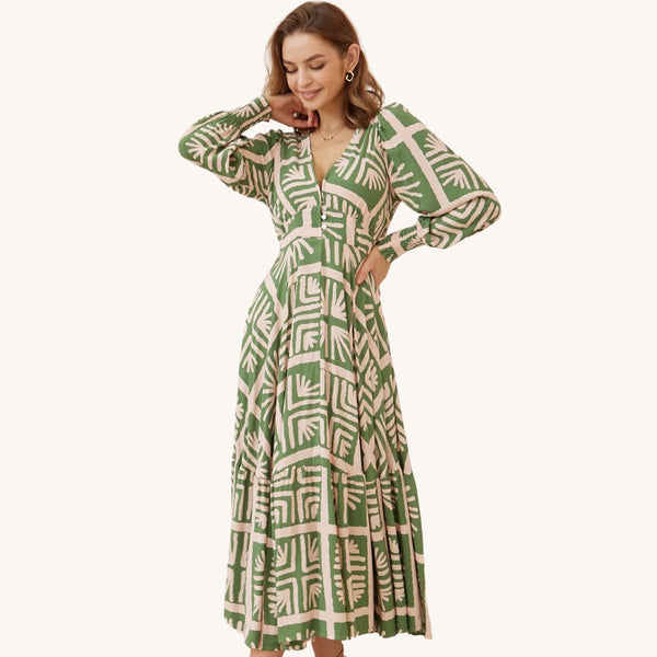 Jenae Maxi Dress (Green)