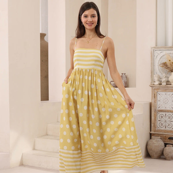 Pippa Maxi Dress (Yellow)