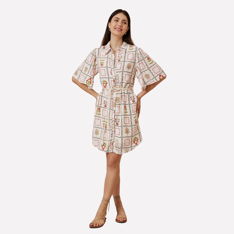 Sandy Shirt Dress (Iris)