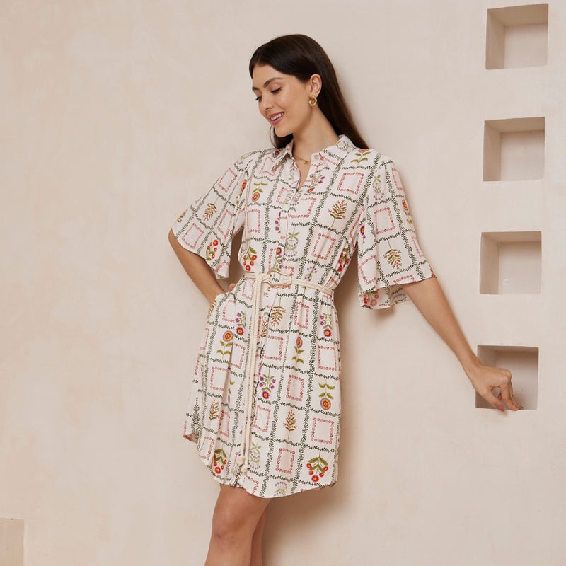 Sandy Shirt Dress (Iris)