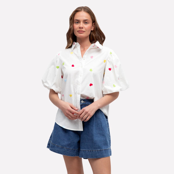 Love Heart Shirt (White)