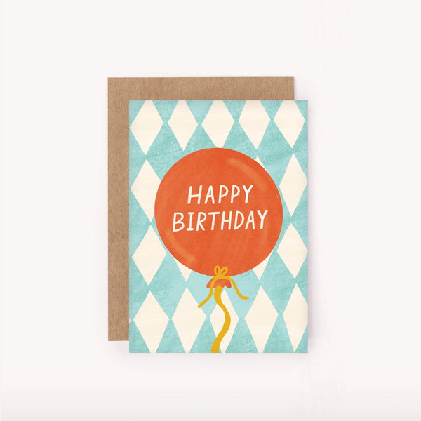 Birthday Balloon Mini Greeting Card