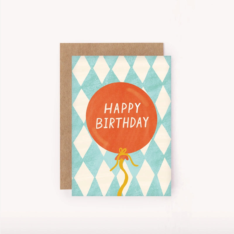 Birthday Balloon Mini Greeting Card