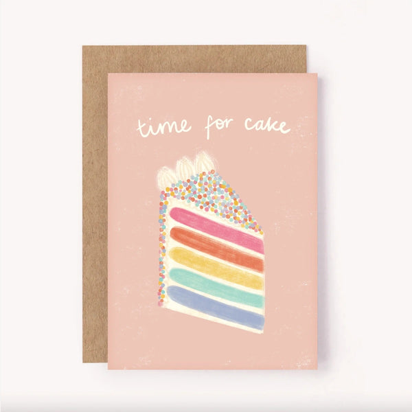 Time for Cake Birthday Card