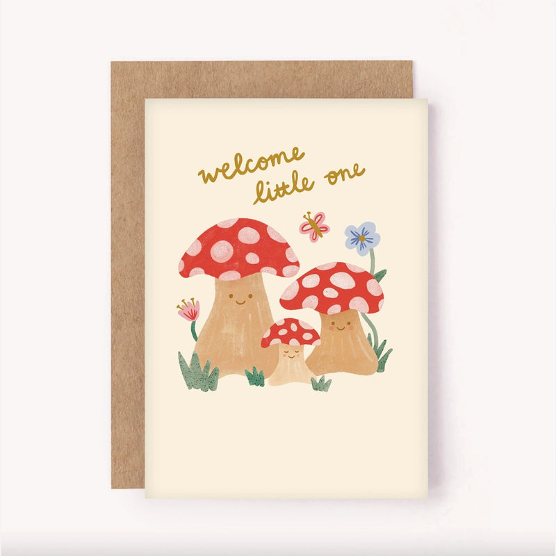 Welcome Little One Greeting Card
