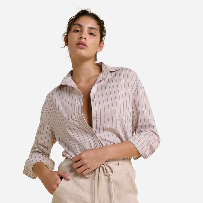 Cruise Stripe Shirt (Stone)