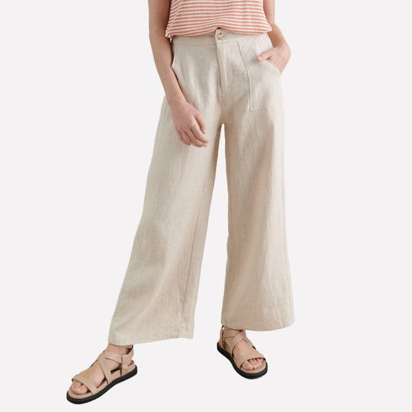 Jude Linen Pants (Stone)